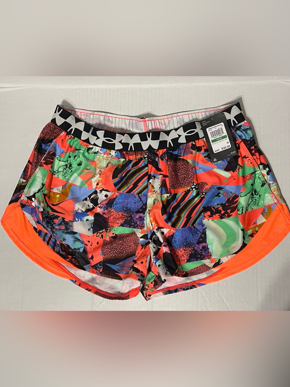 Under Armour Play Up 3.0 Clash Printed Shorts - Women’s Large - Clash - NWT